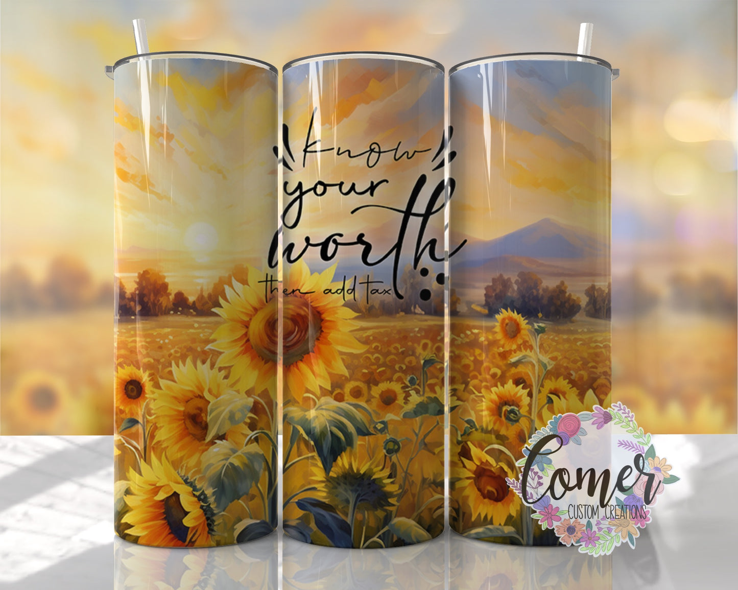 Know Your Worth Sunflowers