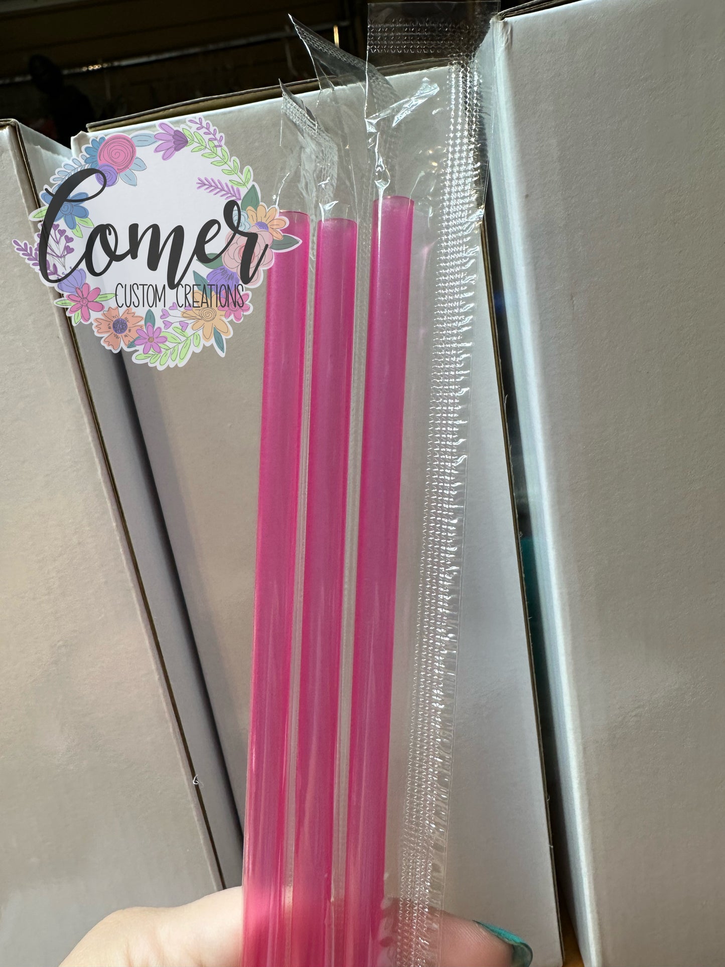 Pink Straw