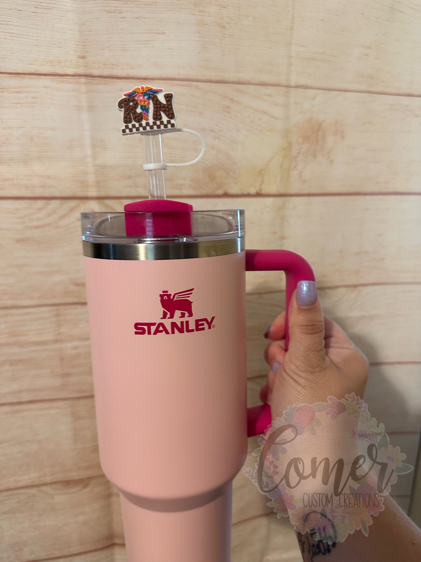 RN Cheetah 40 Oz Straw Topper