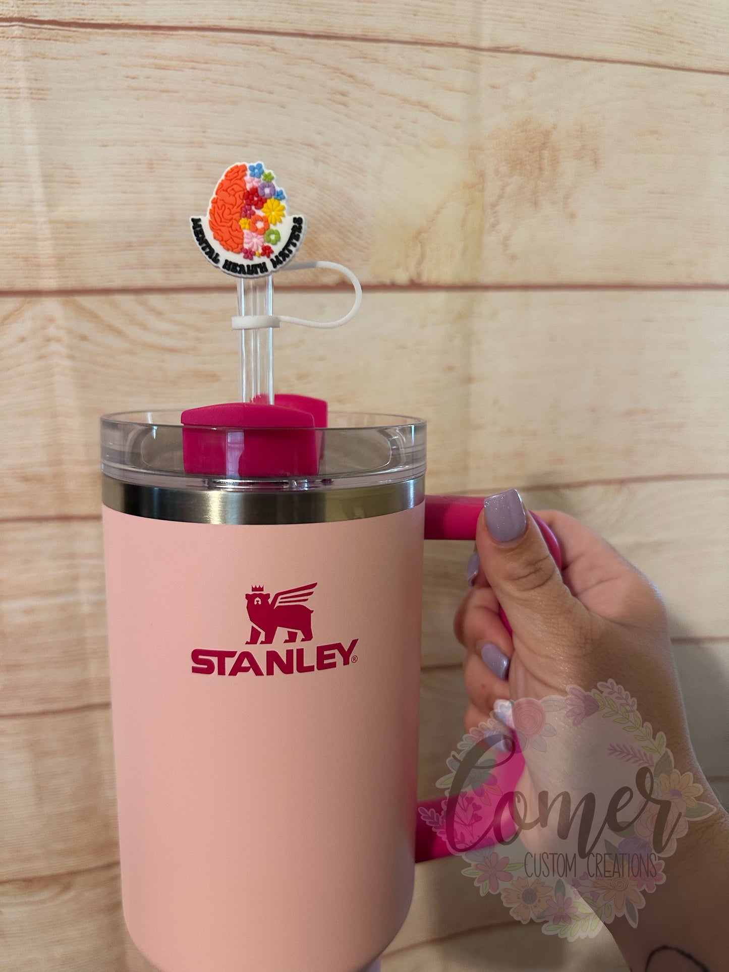Mental Health Matters 40 Oz Straw Topper