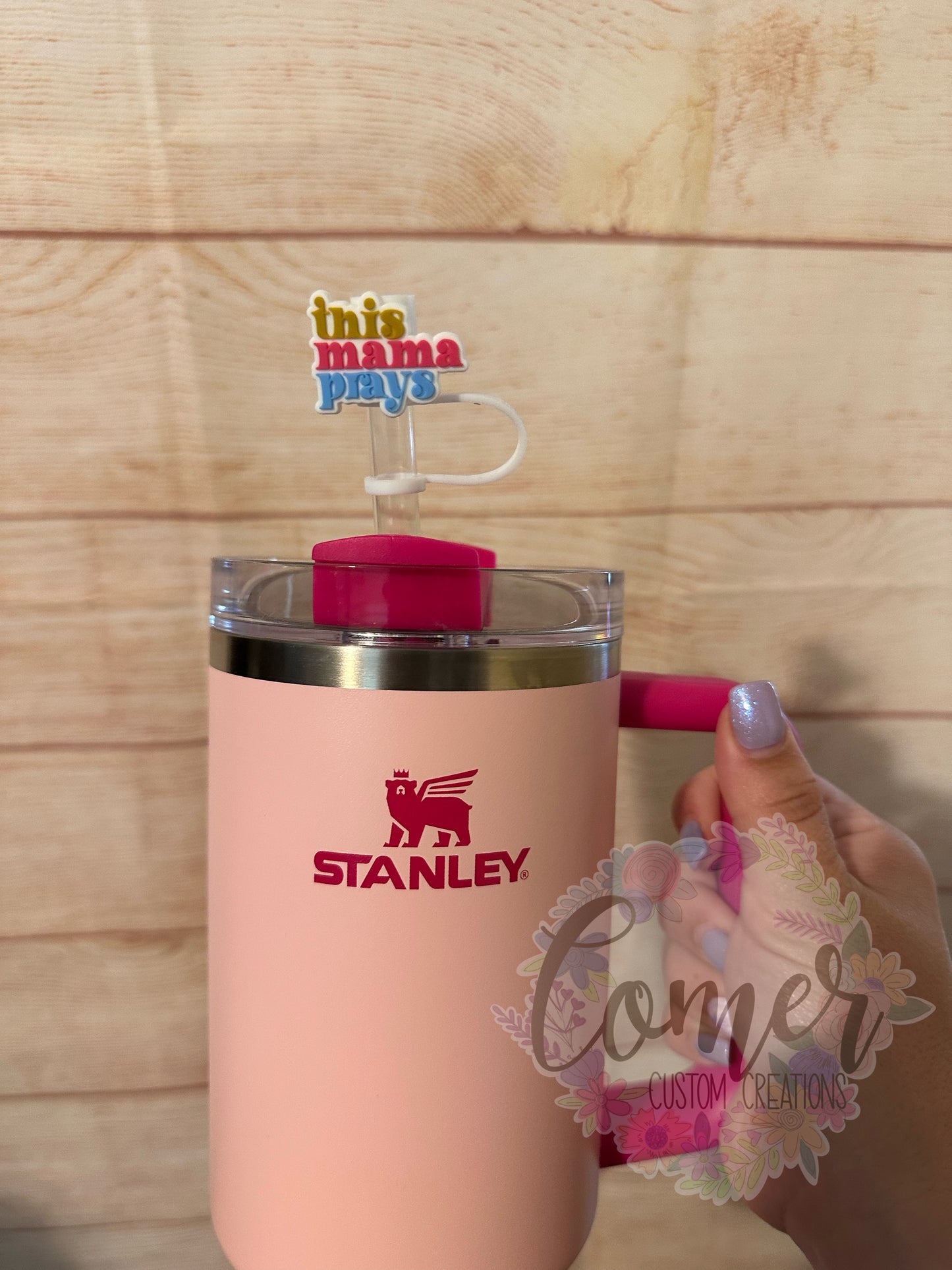 This Mama Prays 40 Oz Straw Topper