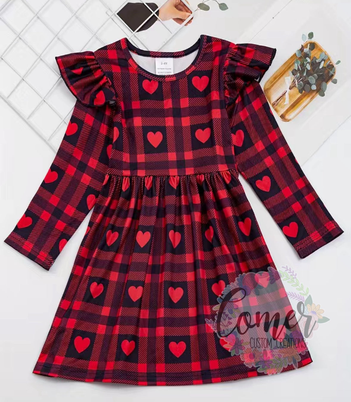Girls Christmas/Valentines Dress Pre-Order