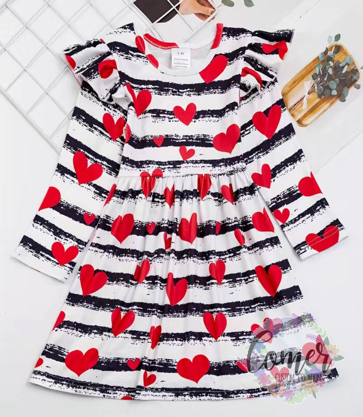 Girls Christmas/Valentines Dress Pre-Order