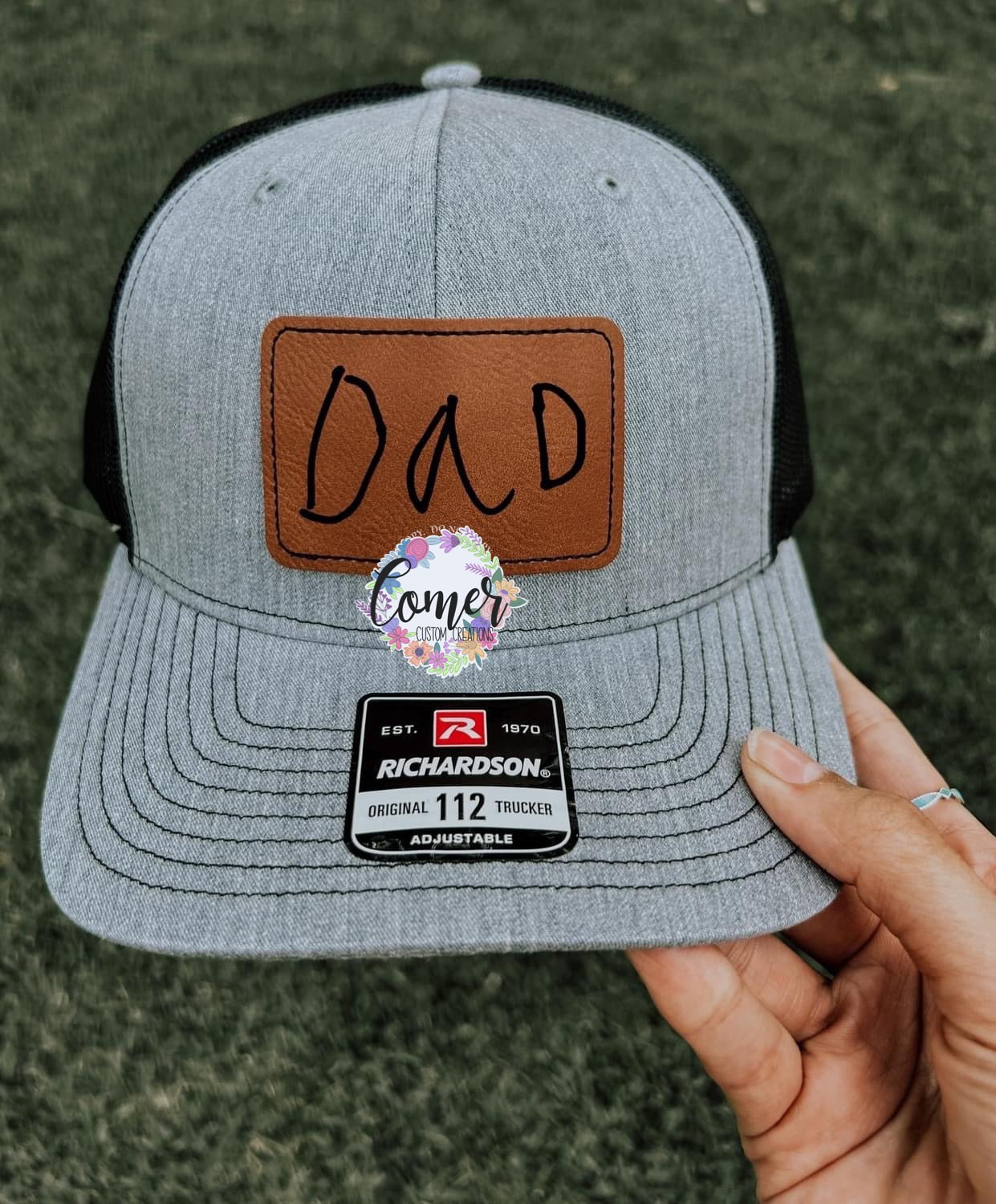 Custom Handwritten Patch Hat (PLEASE READ FULL DESCRIPTION)