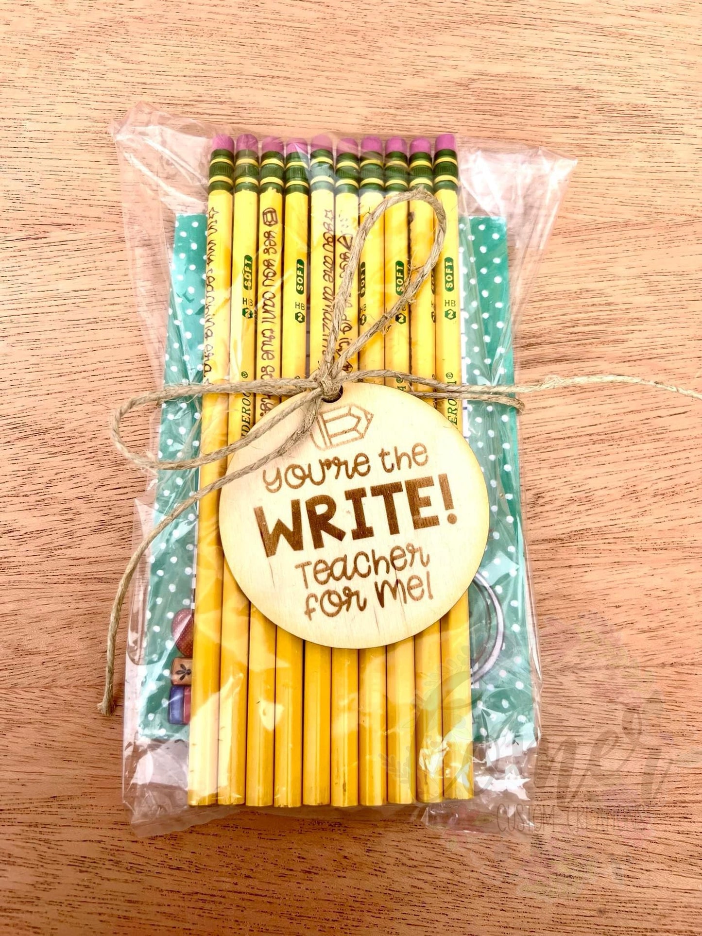 Teacher Pencil and Notepad Set