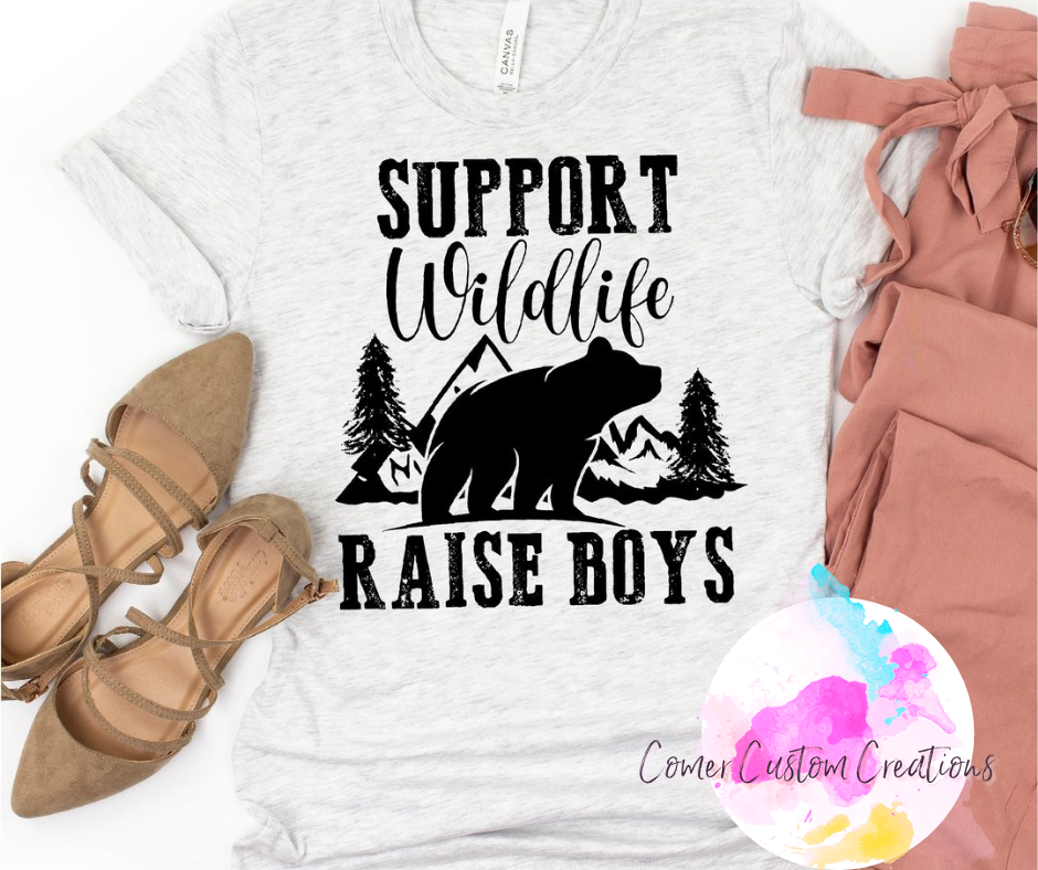 Support Wild Life Raise Boys (Bear)