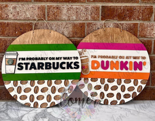 Coffee Door Signs