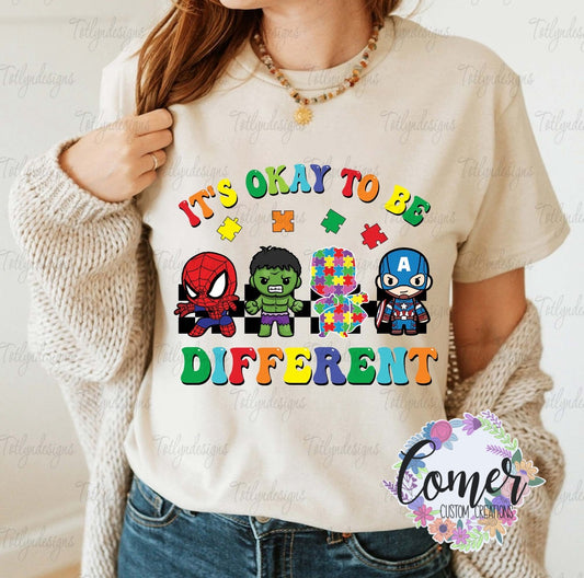 Its Okay To Be Different Super Hero