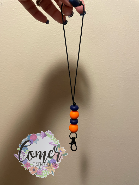 Orange and Blue Freshie Hanger